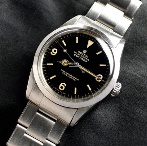 1986 vintage rolex explorer i 1016|vintage rolex explorer gilt dial.